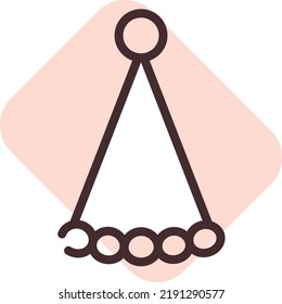 Sat de evento, ilustración, vector sobre un fondo blanco.