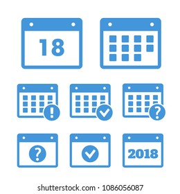 Event icon. Annual plan vector. Vector Calendar Icons