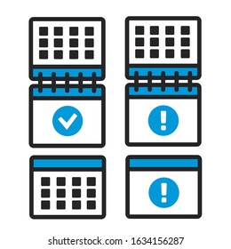Event icon. Annual plan vector. Plan vector. Date icons
