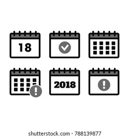 Event icon. Annual plan vector. Vector Calendar Icons