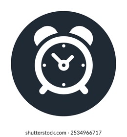 Icono de evento Cronometraje de reloj en Vector de color gris circular