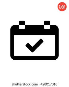 Event Icon Flat Style Isolated Vector Illustration