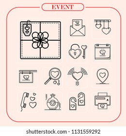 event, event icon, mobile icon, illustration