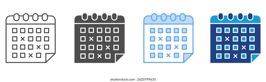 Event Icon Set Multiple Style Collection