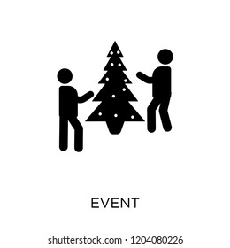 Event icon. Event symbol design from Christmas collection. Simple element vector illustration on white background.