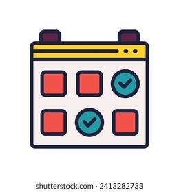 event icon. vector dual tone icon for your website, mobile, presentation, and logo design.