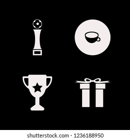 event icon. event vector icons set gift, football cup, cup and trophy cup
