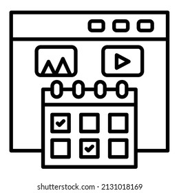 Event icon vector image. Can also be used for web apps, mobile apps and print media.