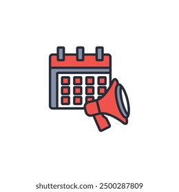 event icon. vector.Editable stroke.linear style sign for use web design,logo.Symbol illustration.