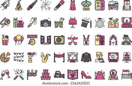 Event icons High-Quality Vector Icons Collection with Editable Stroke. Ideal for Professional and Creative Projects.