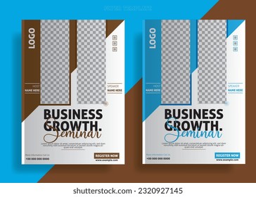 Event Invitation Flyer Template design, Corporate marketing leaflet design,  Vector layout design template for mega event sport event.