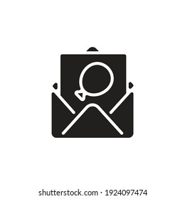 Icono de invitación a evento en vector. Logotipo