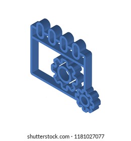Event isometric left top view 3D icon