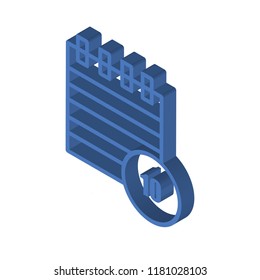 Event isometric left top view 3D icon