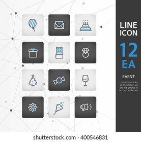 event line icon