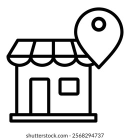 Event Location Icon Element For Design