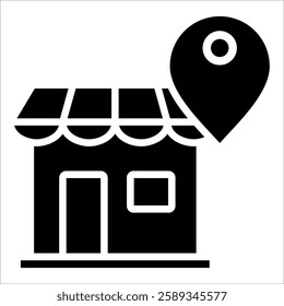 Event Location Icon Element For Design