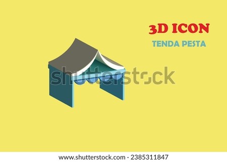 Event management concept with icons. Events, scheduling, creativity. 3D vector icon. Vector colorful illustration.