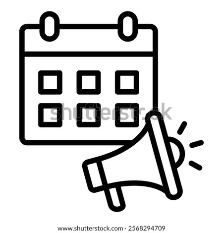 Event Marketing Icon Element For Design