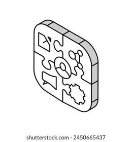 event marketing isometric icon vector. event marketing sign. isolated symbol illustration
