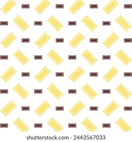 Event pass charming trendy colored repeating pattern vector illustration cool design