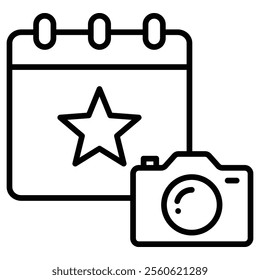 Event Photography Icon Element For Design