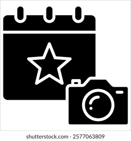 Event Photography Icon Element For Design