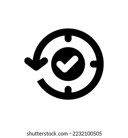 Icono del plan de eventos (ilustración vectorial)