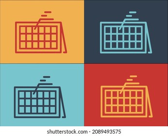 Event Planner Object Logo Template, Simple Flat Icon of date,calendar,schedule