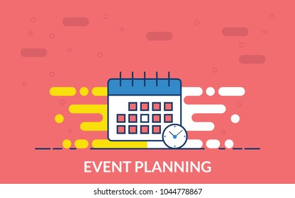 event planning calendar icon