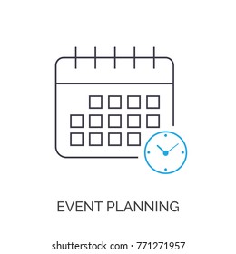 event planning calendar icon