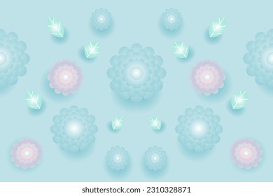   Event planning and decorations. Whether it's a wedding, a baby shower, or a garden party, incorporating this pastel flower pattern into invitations, tablecloths, centerpieces