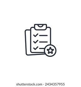 event planning icon. vector.Editable stroke.linear style sign for use web design,logo.Symbol illustration.