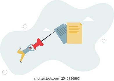 Planificación de eventos y gestión del tiempo con notas adhesivas. Organización de trabajo con informes de tareas escritas para un Plan eficaz del proyecto.