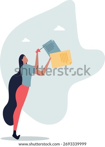 Event planning and time management with sticky notes .life and employment of people.