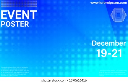 Event poster. Business background. Colorful elements. Announcement conference. Abstract cover design. Vector illustration.