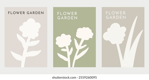 Event poster design. Flower poster. Modern flower illustration for poster, banner, festival poster, cover, background and media design.