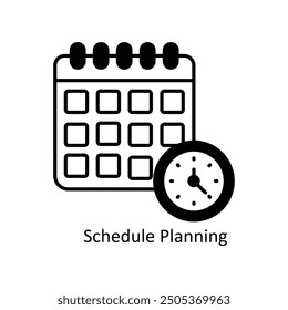 Event Processing  vector filled outline Icon Design illustration. Graphic Design Symbol on White background EPS 10 File