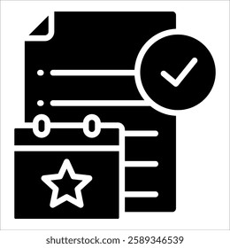 Event Project Icon Element For Design