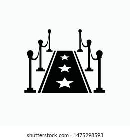 event red carpet icon vector 