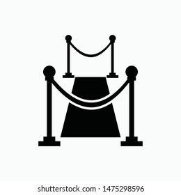 event red carpet icon vector 