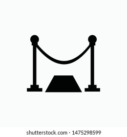 event red carpet icon vector 