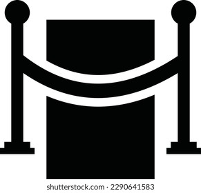 event red carpet icon vector