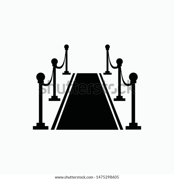 event red carpet icon vector\
