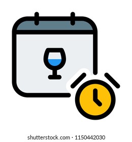 event reminder clock