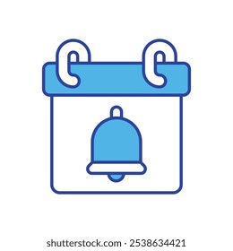 Event Reminder icon isolated on a white background. Vector illustration.