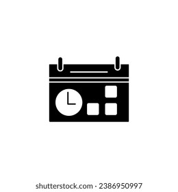 Event Schedule concept line icon. Simple element illustration. Event Schedule concept outline symbol design.