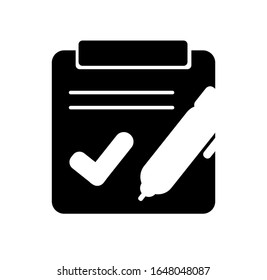 event schedule icon on white background