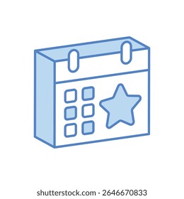 Event Schedule Icon vector stock illustration