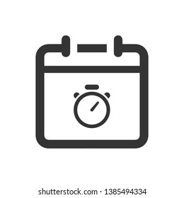 Event schedule, plan, calendar icon